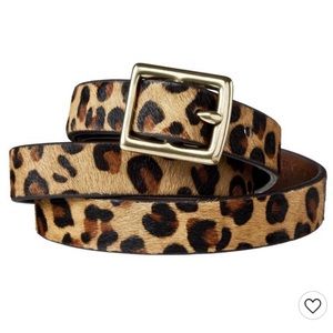 NWT Women’s Leopard print leather belt